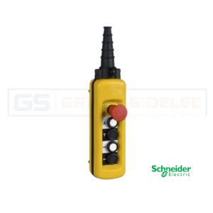 BOTONERA DE CONTROL COLGANTE - XACA49141- 4 PULSADORES VELOCIDAD DOBLE+ 1 PARADA DE EMERGENCIA - SCHNEIDER